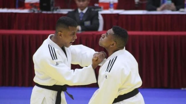 Emas Pertama Cabor Judo Didapat Iksan Apriyadi dalam SEA Games Vietnam 2021