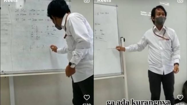 Mahasiswanya Digombalin Dosen Pakai Rumus, Warganet Malah Ikutan Baper