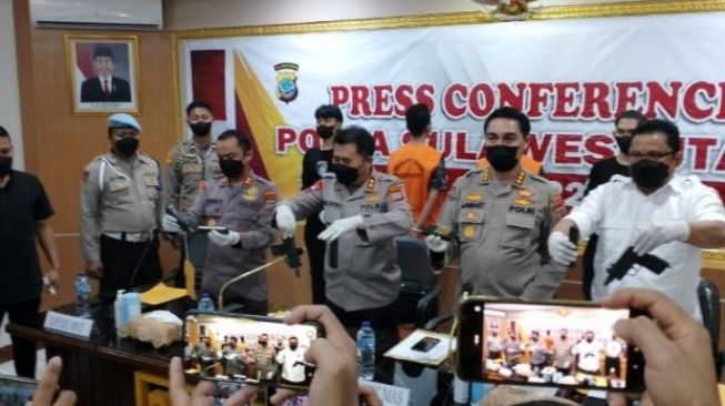 Polda Sulawesi Utara Gagalkan Penyelundupan Senjata Api Ilegal, Diduga Dari Filipina