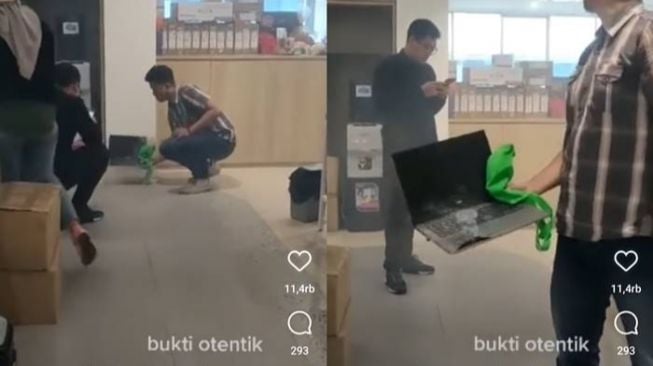 Terlalu Banyak Dipakai Kerja, Video Laptop Meledak Ini Bikin Syok Warganet