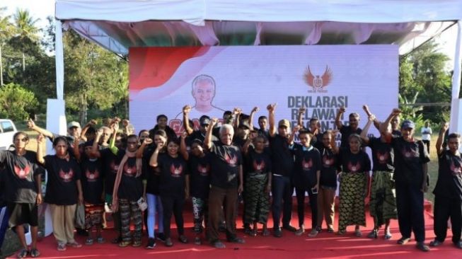 Ratusan Warga NTT Deklarasi Dukung Ganjar Pranowo Presiden RI 2024