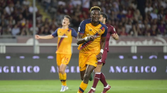 Hasil Liga Italia: Tammy Abraham Borong Dua Gol, AS Roma Hajar Torino 3-0