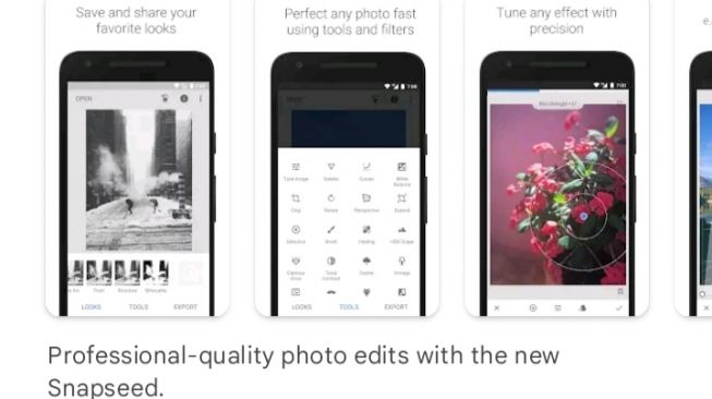 Google Snapseed adalah salah satu aplikasi edit foto yang mudah digunakan di Android maupun iPhone [Google Play].
