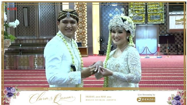 Momen Akad Masayu Clara dan Qausar Harta (YouTube/MAQAU masayu & qausar)