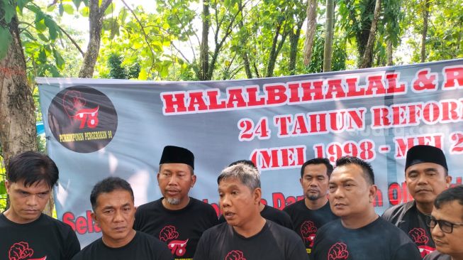 Gelar Refleksi 24 Tahun Reformasi di Sumut, Perhimpunan Pergerakan 98 Desak Jokowi Tuntaskan Kasus Pelanggaran HAM Berat
