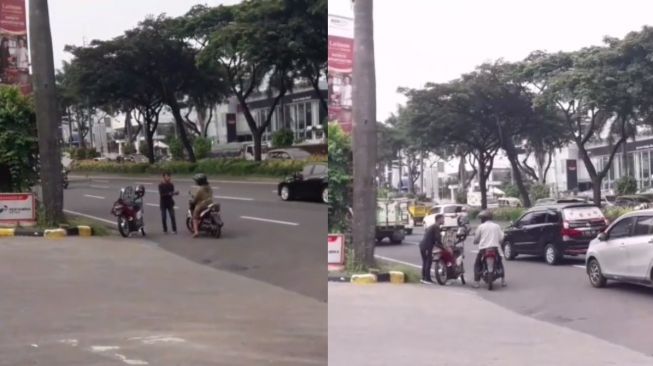 Diduga Modus Baru, Pria Minta Uang ke Pengguna Jalan Beralasan Kehabisan Bensin, Publik: Kok Bisa Kepikiran