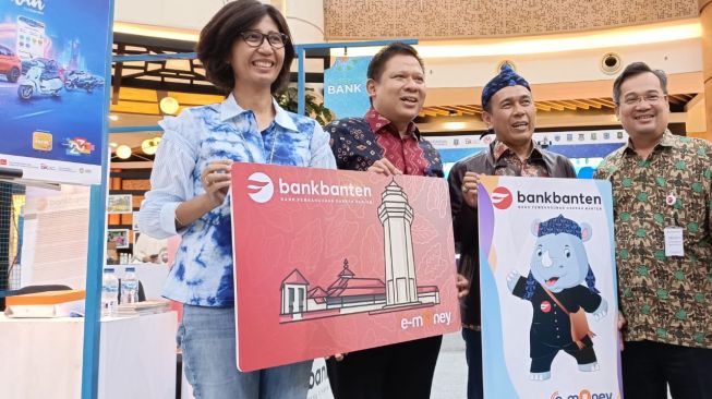 Dorong Inklusi Keuangan, Bank Mandiri dan Bank Banten Hadirkan e-Money Co-branding