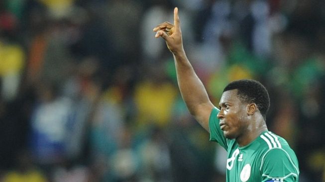 Yakubu Aiyegbeni saat membela timnas Nigeria. [AFP]