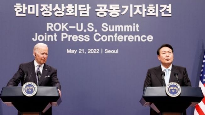 Presiden AS Joe Biden Kirim Pesan ke Pemimpin Korea Utara Kim Jon Un: Halo... titik