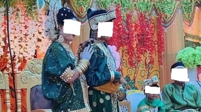Pernikahan anak di Kabupaten Wajo [SuaraSulsel.id/Istimewa]