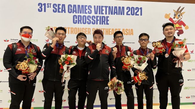 Timnas Indonesia Cross Fire Sukses Raih Perunggu di SEA Games Vietnam