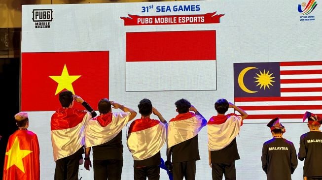 Indonesia berhasil menyabet emas di FInal PUBG Mobile Sea Games VIetnam. [PBESI]