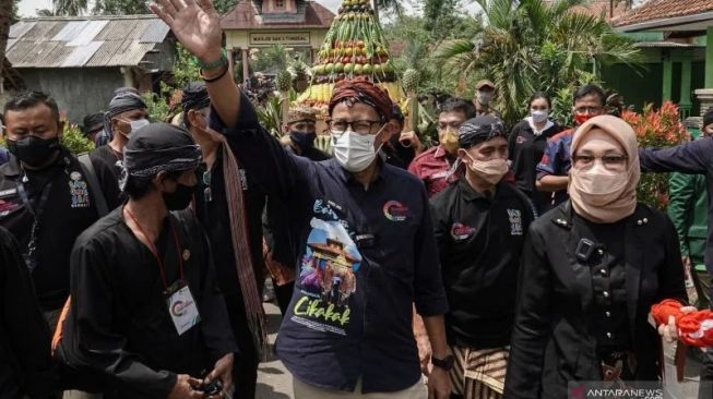 Relawan di Brebes Deklarasikan Dukungan Sandiaga Uno Presiden 2024, Dinilai Peduli Petani Bawang