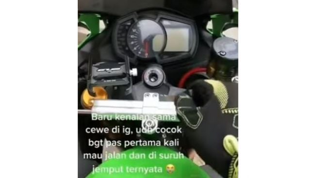 Pria Naik Motor Sport Insecure Lihat Rumah Cewek Kenalannya: Supra Getar