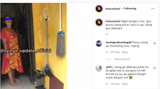 Viral Perempuan Tagih Utang ke Emak-emak Malah Kena Omel, Utang Gue Seberapa