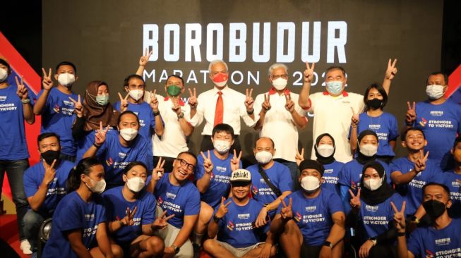 Gubernur Ganjar Resmikan Borobudur Maraton 2022 Powered by Bank Jateng