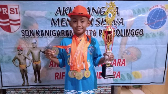 Bocah Asal Probolinggo Ini Dinobatkan Sebagai Perenang KU V Putra Terbaik