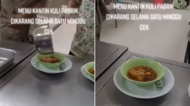 Pekerja Ungkap Menu Makanan Tiap Hari di Pabrik, Publik Dibikin Kagum dengan Suguhan: Beruntung Banget