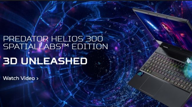 Predator Helios 300 SpatialLabs Edition. [Acer]