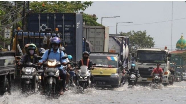 Antisipasi Banjir Rob di Pesisir Jatim, BPBD Gresik Siapkan Tim Monitoring