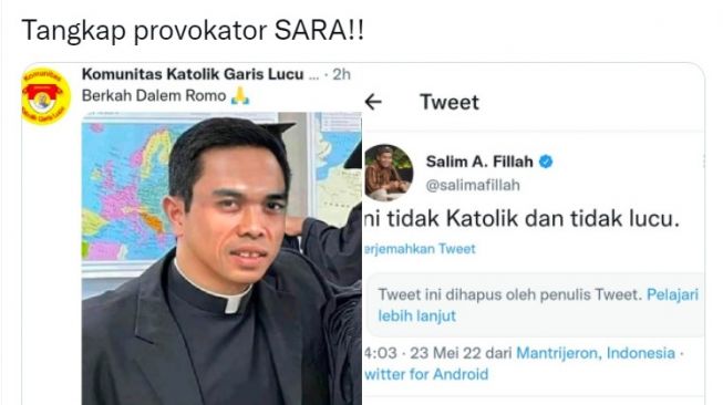 Foto Ustaz Abdul Somad Diedit Mengenakan Pakaian Pastor, Warganet Murka: Tangkap Provokator Sara!