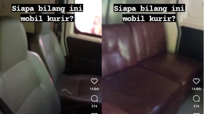 Modifikasi Mobil, Sofa Dimasukkan di Jok Belakang Buat Netizen Heran