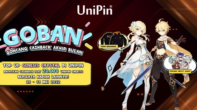 UniPin Tebar Promo Spesial Jelang Update Genshin Impact 2.7