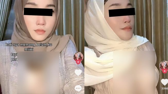 Sempat Viral di TikTok, Wanita Berhijab Pamer Payudara Minta Maaf