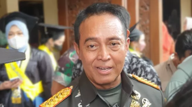 Panglima TNI Jenderal Andika Perkasa. [Hiskia Andika Weadcaksana / SuaraJogja.id]