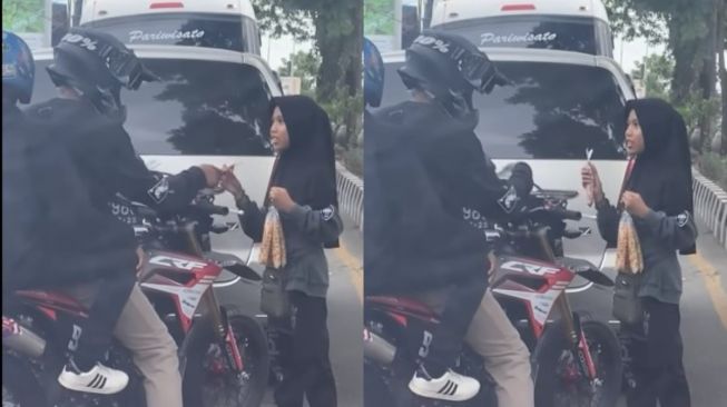 Aksi Pria Naik Honda CRF150L di Jalan Ini Tuai Pujian, Publik: Tangan Kanan Memberi, Tangan Kiri Tidak InstaStory