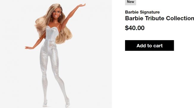 Barbie transgender pertama resmi dirilis oleh Mattel dan dibanderol dengan harga sekitar setengah juta Rupiah (Tangkapan layar Mattel)