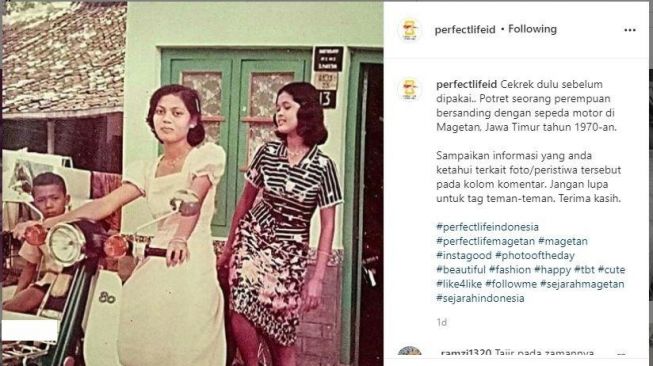 Foto Jadul Cewek Modis Tahun 1970-an Curi Perhatian Netizen: Fashionable Banget