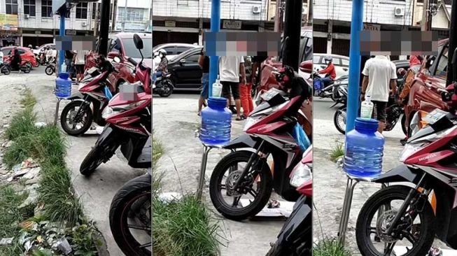 Viral Cekcok Juru Parkir vs Pengendara di Pekanbaru, Sudah Izin tapi Mobil Ditendang