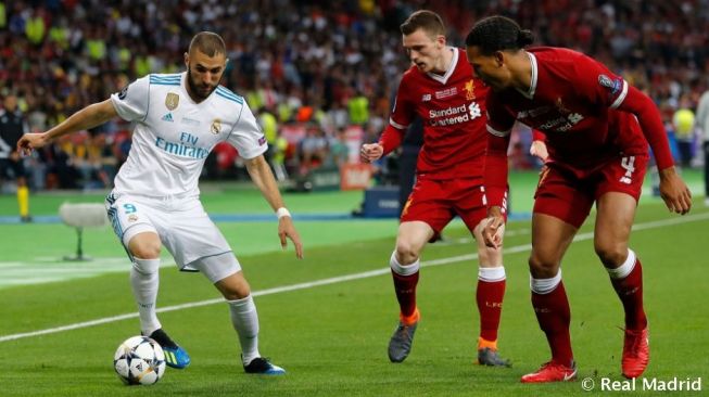 Head to Head Liverpool vs Real Madrid Jelang Final Liga Champions 2022