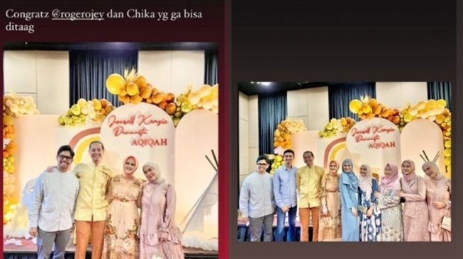 Potret akikah anak kedua Cut Meyriska dan Roger Danuarta (Instagram/@cutratumeyriska)