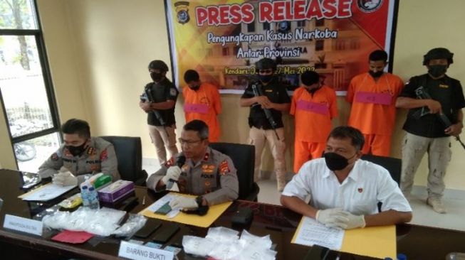 3 Pengedar Narkoba Asal Sumut-Aceh Ditangkap, 2,5 Kg Sabu Disita