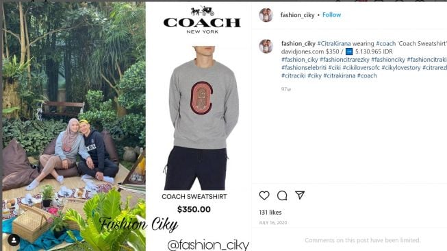 Foto: Sweater Citra Kirana (instagram/fashion_ciky)