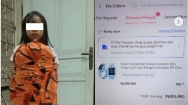 Bocah Pesan Jam Tangan Rp 300 Ribu Secara Online dengan Sistem COD, Publik Sayangkan Reaksi Sang Ibu: Kasihan Anaknya