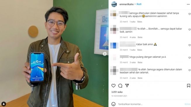 Profil Emmeril Khan Mumtadz atau Eril, putra Ridwan Kamil yang dilaporkan hilang di Sungai Aaree, Swiss. (Instagram/@emmerilkahn)