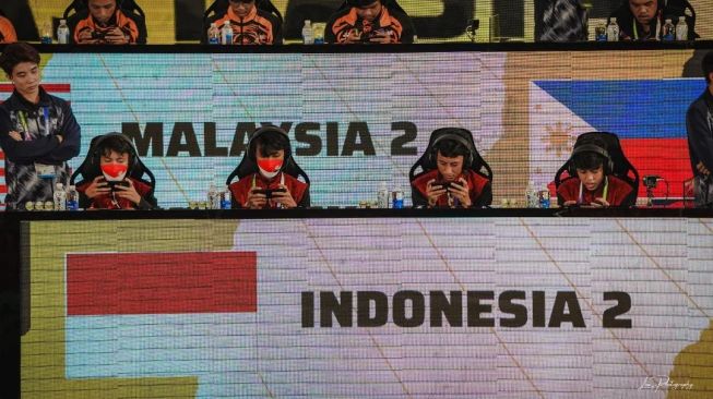 Tim Esports Indonesia di ajang SEA Games 2021 Vietnam. [Instagram]