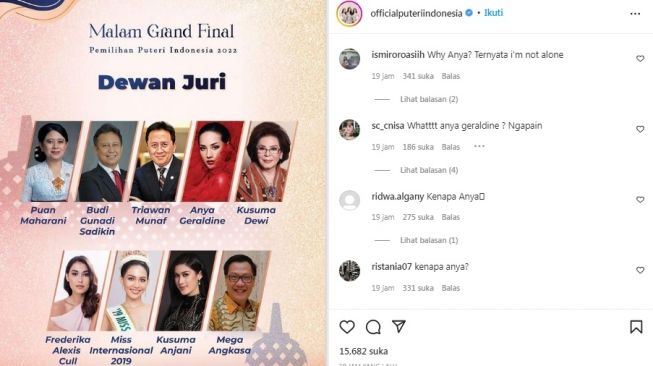 Juri Puteri Indonesia 2022 [Instagram/@officialputeriindonesia]