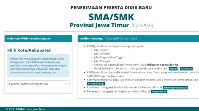 Cara Verifikasi Nilai Rapor PPDB Jatim 2022, Terakhir Tanggal 30 Mei!