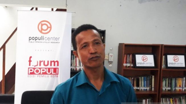 Peneliti Forum Masyarakat Peduli Parlemen Indonesia atau Formappi Lucius Karus. [Antara]