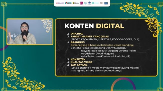 Iramdani Suara.com Bagikan Cara Membuat Konten Digital, 6 Tips Ini Harus Ada, Apa Saja?