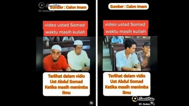 Tangkapan layar video lain yang membantah soal narasi sosok muda Ustaz Abdul Somad sering masuk ke gereja. (Instagram/@ustadzabdulsomad_official)