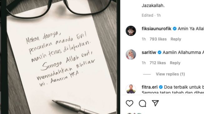 Hari Keliima Pencarian Eril, Doa Ridwan Kamil Bikin Terenyuh: Semoga Allah Memudahkan Ikhtiar Ini