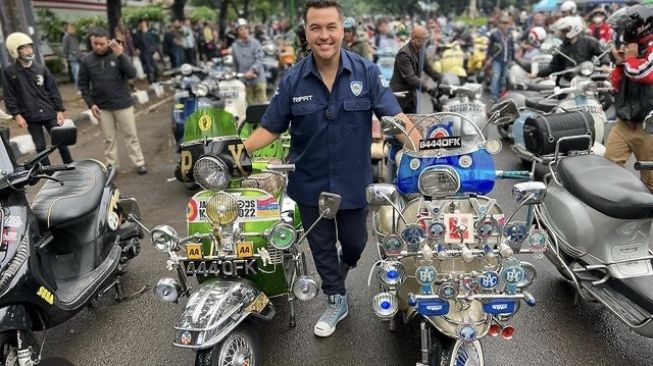 Rifat Sungkar Melepas Scooter Riding Jakarta Mods MayDay 2022: Ayah Saya Pencinta Vespa