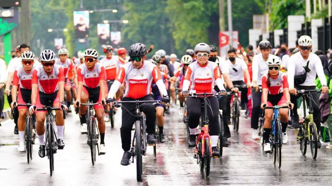 Atlet Sepeda Indonesia Sumbang 8 Medali, Kapolri Parade Kemenangan