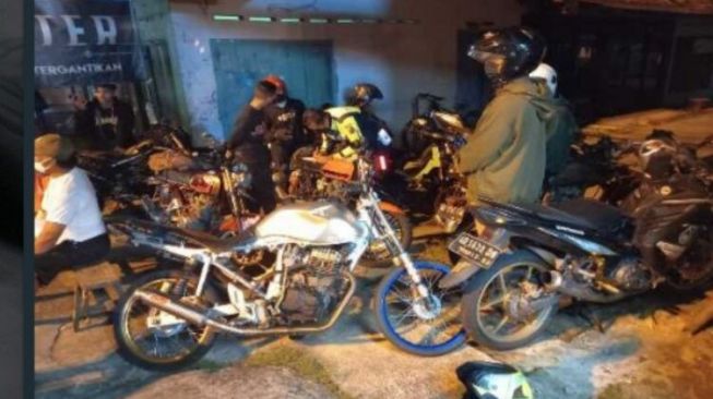 Lagi, Polres Karanganyar Razia Ratusan Motor Knalpot Brong