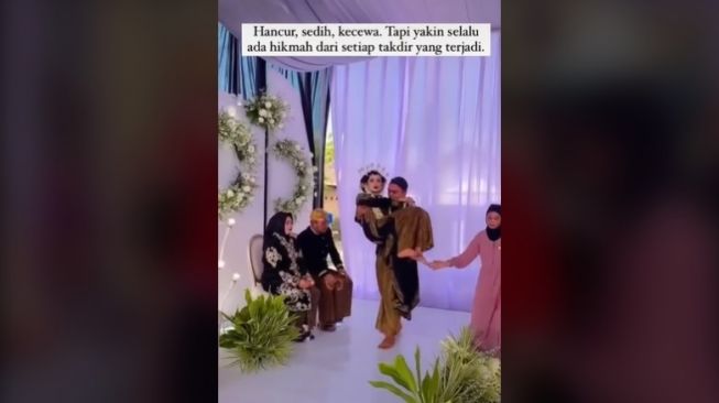 Kecelakaan menjelang pernikahan. [TikTok]